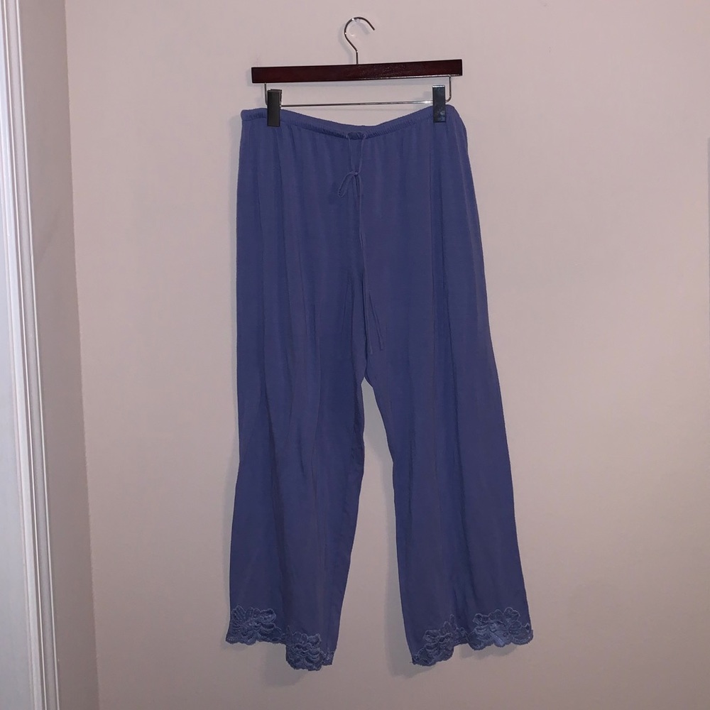 Natori Womens Blue Pants - Picture 2 of 5